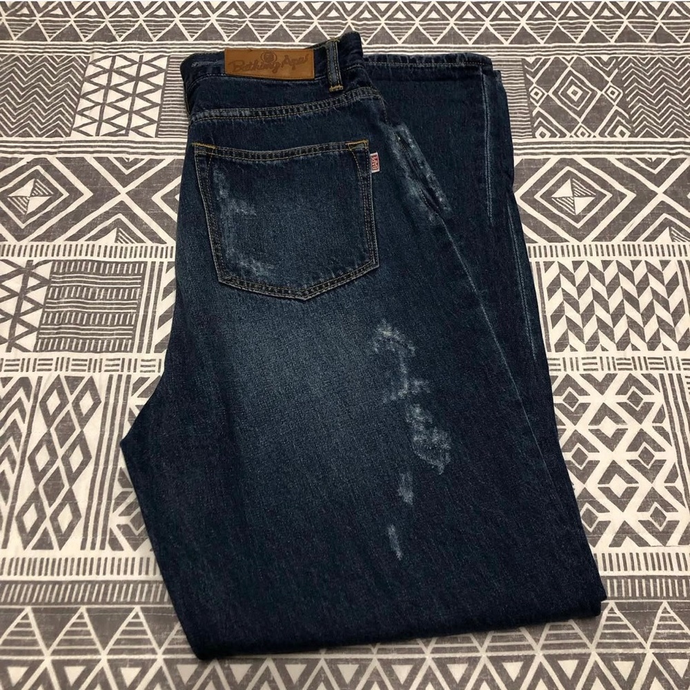 A Bathing Ape Bape Destroyed Denim Pants Size Small